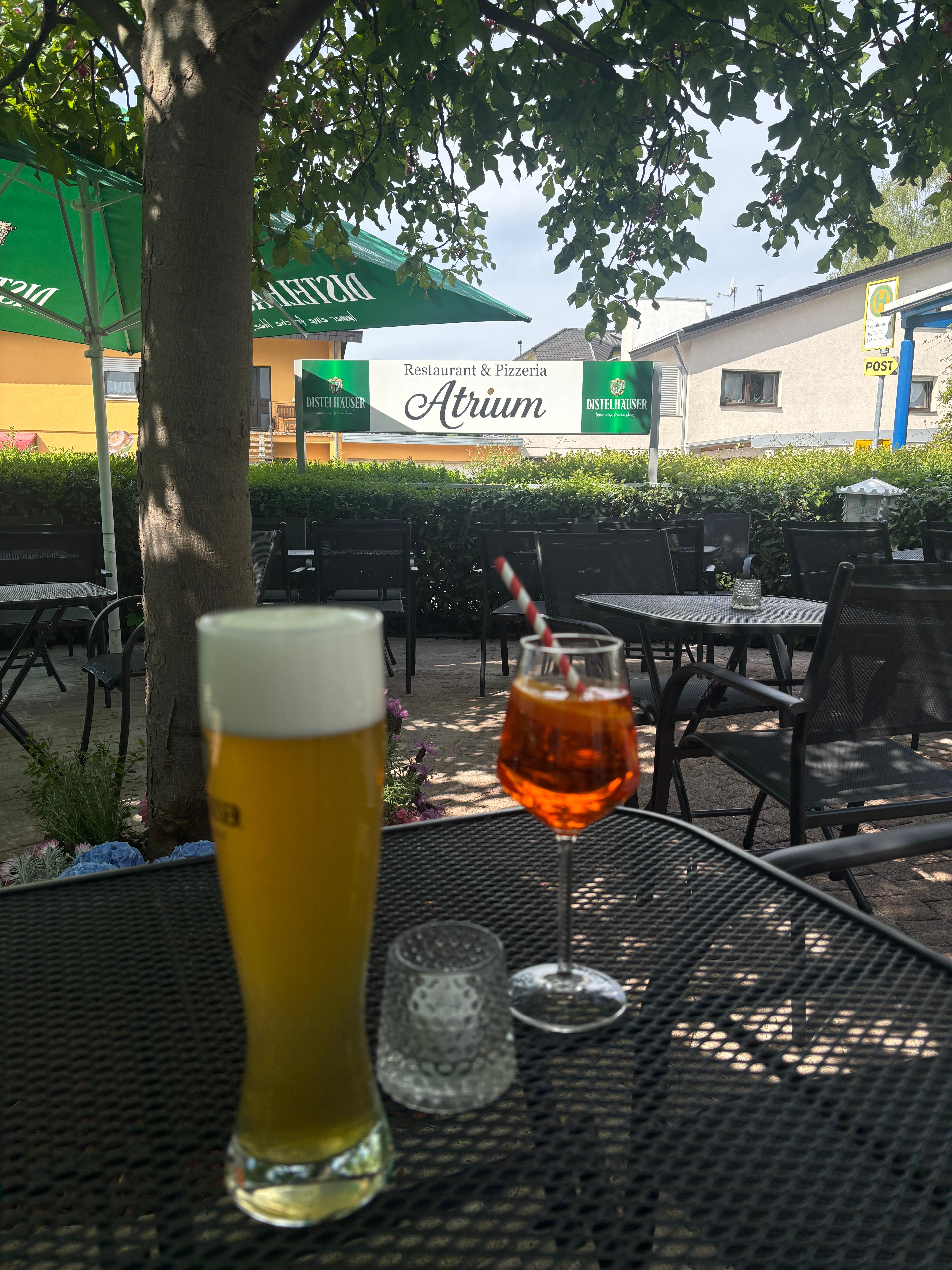 Außenbereich Restaurant Atrium